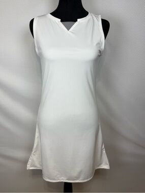 Adidas Club Dress Climalite White Tennis Sleeveless Athletic Golf  Size Small